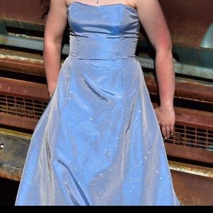 Blue prom dress!